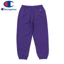 yvCX_Ez 15̂ő CHAMPION ACTION STYLE SWEAT PANTS `sI ANVX^C XEFbgpc PURPLE c3-x213