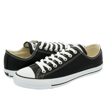 CONVERSE LEA ALLSTAR OX 【メンズ】 【レディース】 コンバース レザー オールスター OX BLACK