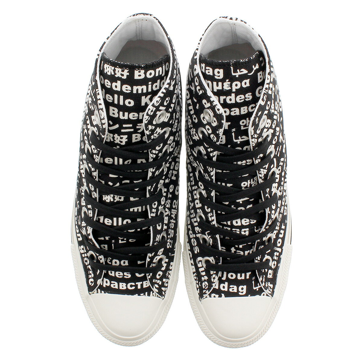 CONVERSE ALL STAR 100 MULTILINGUAL HI コンバース オールスター 100 マルチリンガル ハイ BLACK 31301990