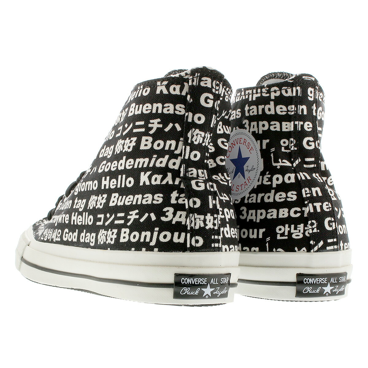 CONVERSE ALL STAR 100 MULTILINGUAL HI コンバース オールスター 100 マルチリンガル ハイ BLACK 31301990