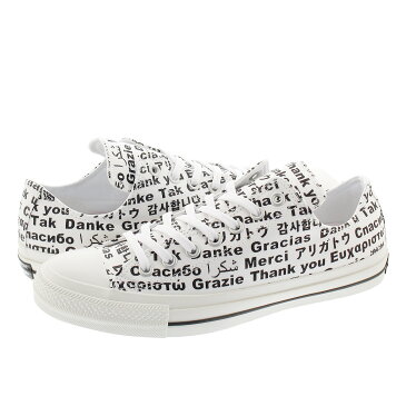 CONVERSE ALL STAR 100 MULTILINGUAL OX コンバース オールスター 100 マルチリンガル OX WHITE 31302001