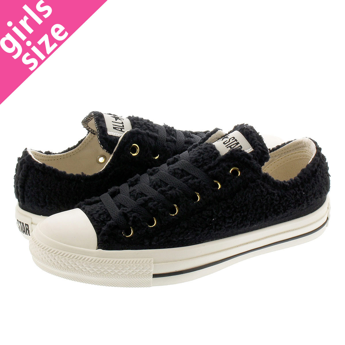 【毎日がお得！値下げプライス】CONVERSE ALL STAR BOA OX コンバース オールスター ボア OX BLACK 5SC458 31303312