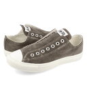 yvCX_Ez 15̂ő CONVERSE ALL STAR LIGHT CORDUROY SLIP OX Ro[X I[X^[ Cg R[fC Xbv OX CHARCOAL 31306801