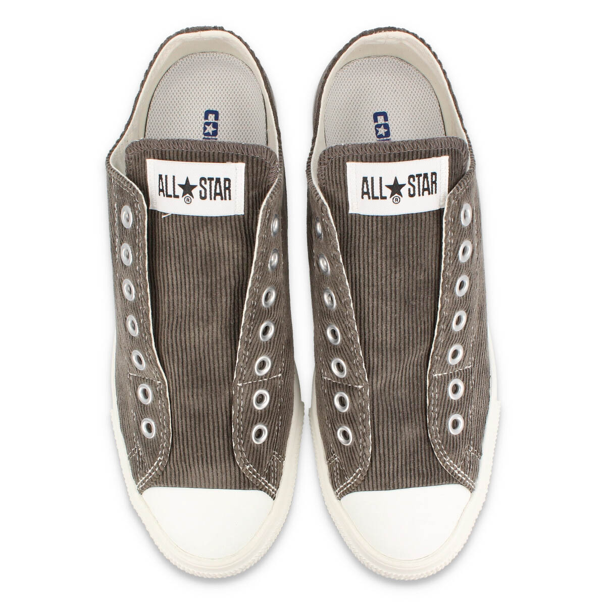 【プライスダウン】 15時迄のご注文で即日発送可 CONVERSE ALL STAR LIGHT CORDUROY SLIP OX コンバース オールスター ライト コーデュロイ スリップ OX CHARCOAL 31306801 2