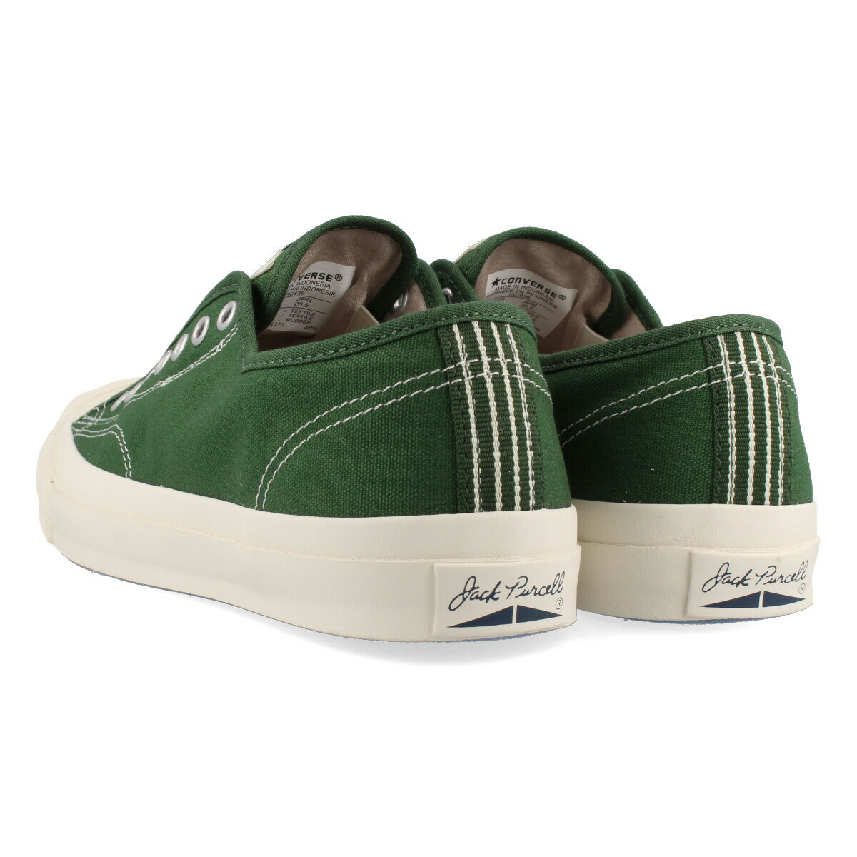 CONVERSE JACK PURCELL LINETAPE SLIP RH コンバース ジャックパーセル ラインテープ スリップ RH GREEN 33300770