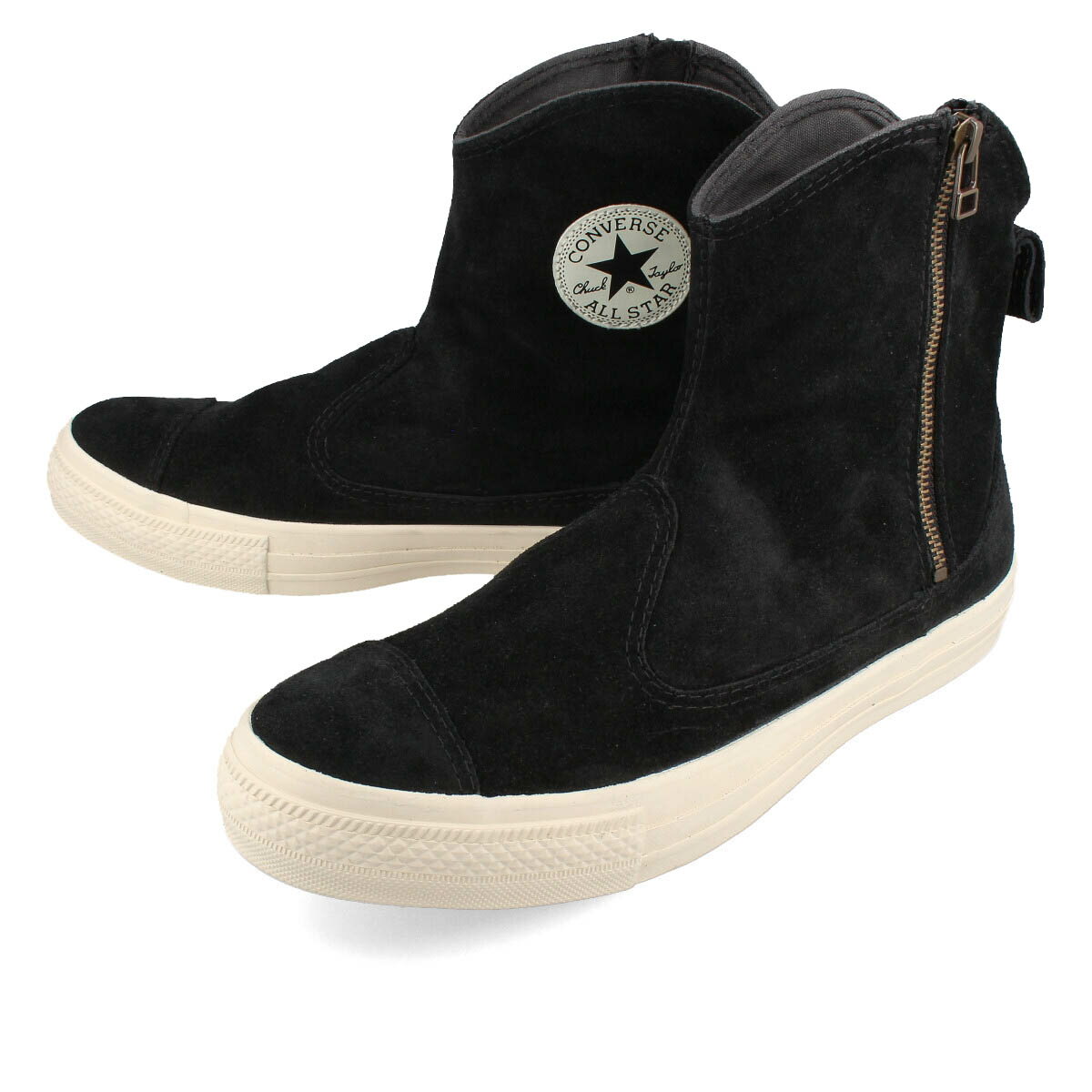 【プライスダウン】 CONVERSE SUEDE ALL STAR WESTERNBOOTS II Z HI コンバース スエード オールスター ウエスタンブーツ II Z HI メンズ レディース ハイカット BLACK ブラック 黒 31307790のサムネイル
