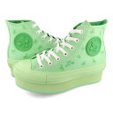  15時迄のご注文で即日発送可 CONVERSE ALL STAR (R) ancco CHUNKYLINE HI コンバース オールスター (R) アンコ チャンキーライン HI レディース ハイカット 厚底 PASTEL GREEN グリーン 31308091