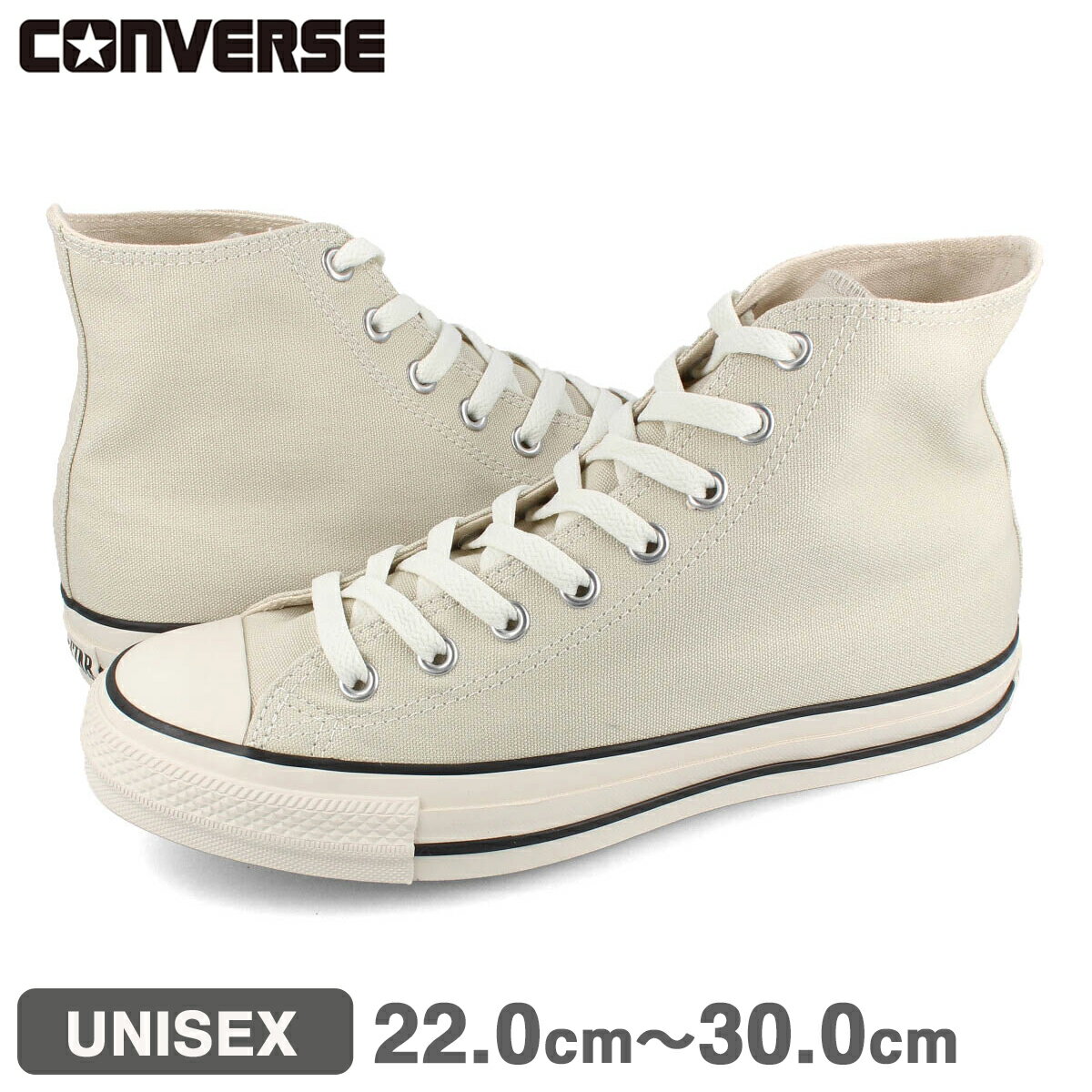 楽天LOWTEX ビッグ・スモール店【楽天スーパーSALE】 15時迄のご注文で即日発送可 CONVERSE ALL STAR （R） HI コンバース オールスター （R） ハイ メンズ レディース ハイカット MILK WHITE ホワイト 31308880