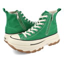 15̂ő CONVERSE ALL STAR (R) TREKWAVE Z HI Ro[X I[X^[ (R) gbNEG[u Z HI Y fB[X Xj[J[ nCJbg GREEN O[ 31310810