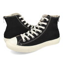 15̂ő CONVERSE ALL STAR LIGHT BACKZIP HI Ro[X I[X^[ Cg obNWbv HI Y fB[X Xj[J[ nCJbg BLACK ubN 31311150