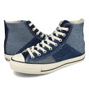 15時迄のご注文で即日発送可 CONVERSE ALL STAR (R) DENIMPATCHWORK HI コンバース オールスター (R) デニムパッチワーク HI メンズ レディース スニーカー ハイカット NAVY ネイビー 31311872