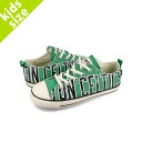 【プライスダウン】 15時迄のご注文で即日発送可 CONVERSE CD ALLSTAR N NBA SLIP OX コンバース CD オールスター NBA スリップ OX 子ども ローカット BOSTON CELTICS セルティックス グリーン 37302781