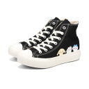 【プライスダウン】 CONVERSE ALL STAR LIGHT PLTS PT HI / CHIIKAWA コンバース オールスター ライト PLTS PT HI / ちいかわ レディース スニーカー ハイカット BLACK ブラック 31315241