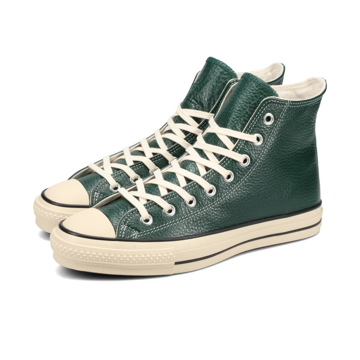 【30%OFF】 CONVERSE LEATHER ALL STAR J HI コンバース レザー オールスター J HI メンズ レディース スニーカー ハイカット 日本製 DEEP GREEN カーキグリーン 31316730