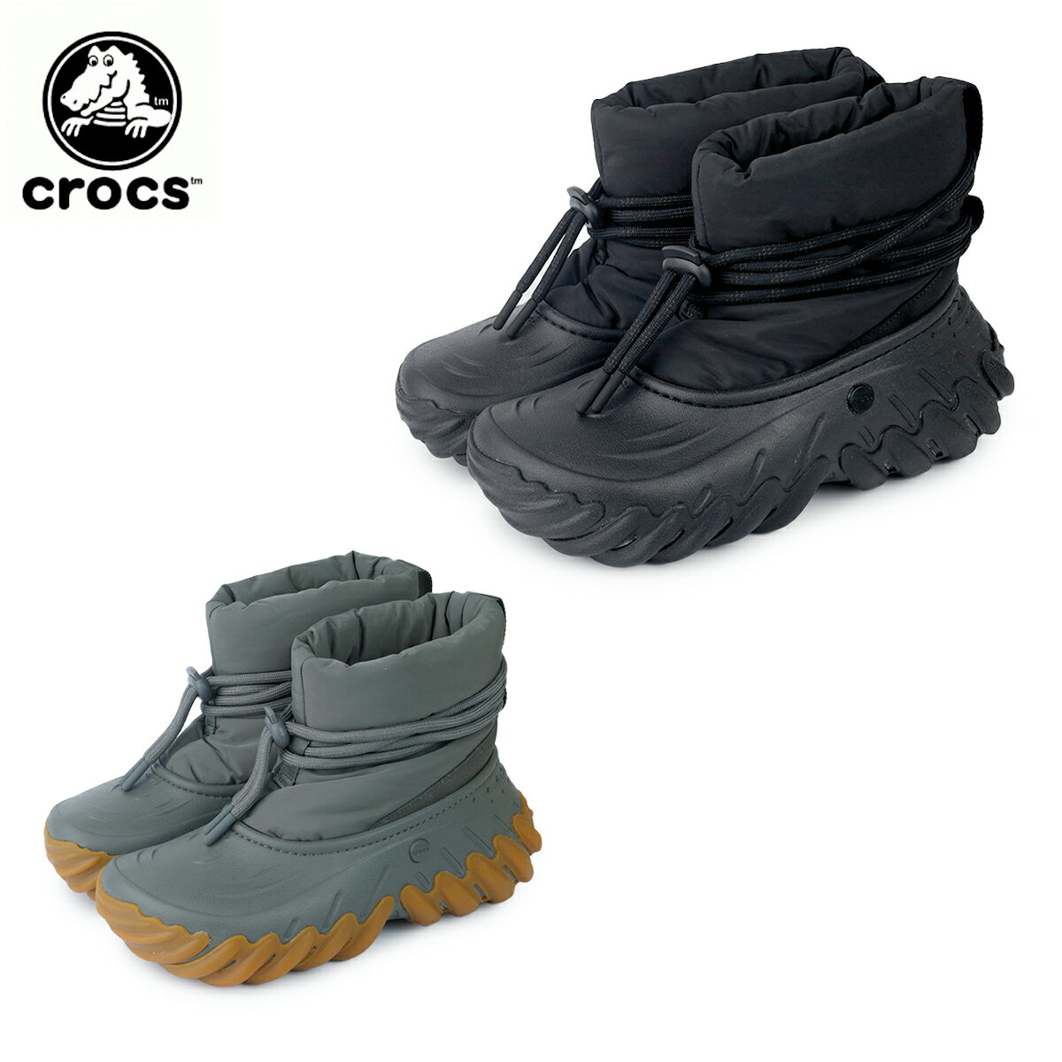 クロックス ブーツ レディース 15時迄のご注文で即日発送可 CROCS ECHO BOOT クロックス エコ ブーツ メンズ レディース ブーツ 208716