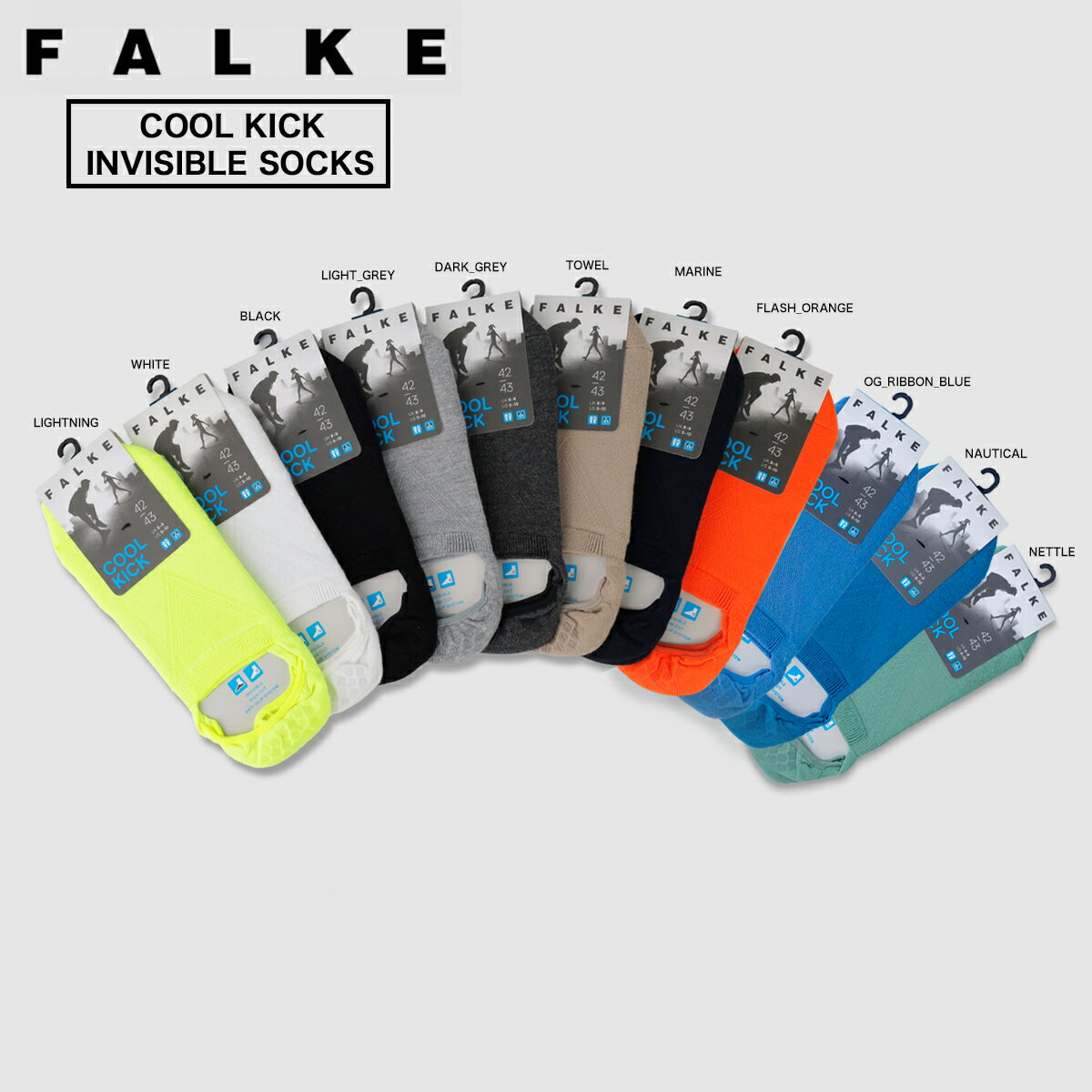 【プライスダウン】 FALKE COOL KICK INVISIBLE SOCKS ファルケ クール キックス インビジブル ソックス メンズ レディース 靴下 くるぶし丈 アンクル 16601 【追跡可能メール便・日時指定不可】 2