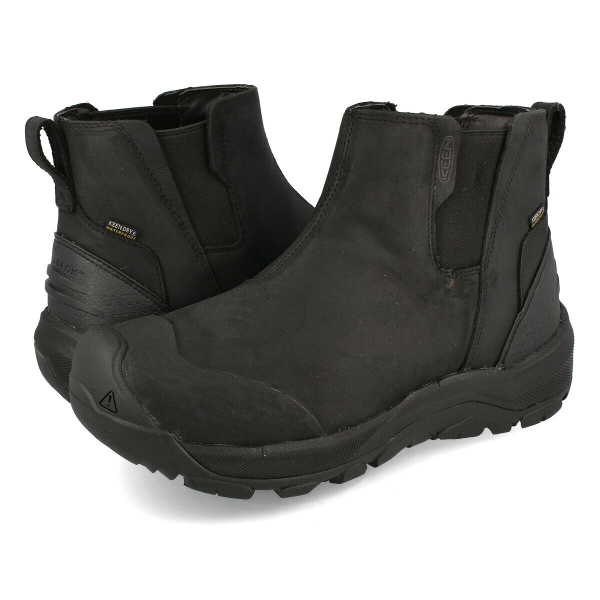 15時迄のご注文で即日発送可 KEEN REVEL IV CHELSEA 【メンズ】キーン レヴェル フォー チェルシー BLACK/BLACK 1025671