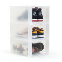 15時迄のご注文で即日発送可 KICKS LAB. SHOE STORAGE BOX 3 BOX キックスラボ シューストレージ ボックス 3BOXセット CLEAR