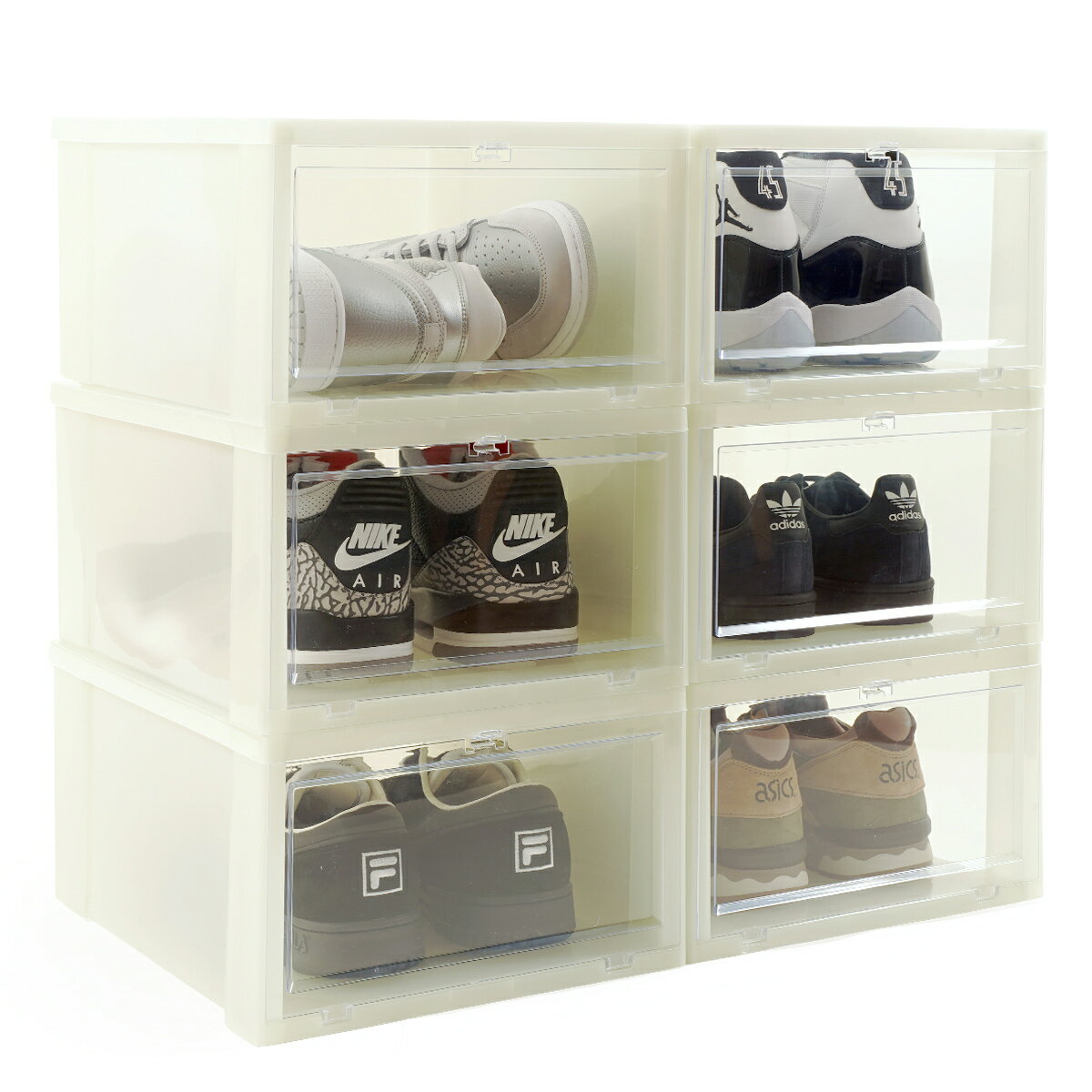 KICKS LAB. SHOE STORAGE BOX 6 BOX キックスラボ シューストレージ ボックス 6BOXセット GLOW IN THE DARK 蓄光素材