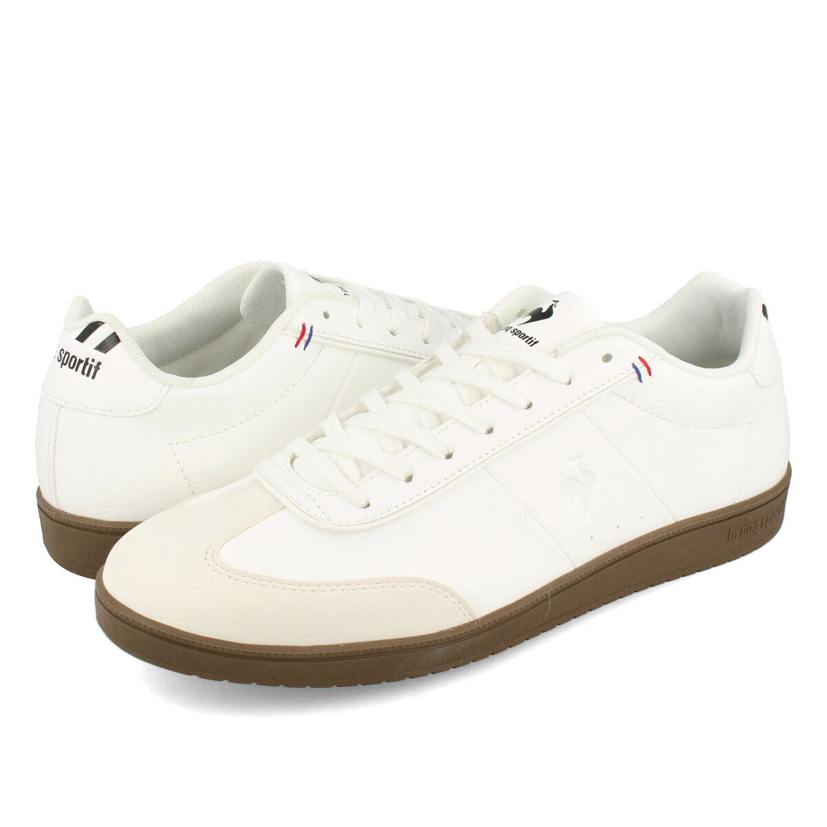 15時迄のご注文で即日発送可 le coq sportif LCS GARE II ルコック スポルティフ LCS ガレ II メンズ スニーカー ローカット WHITE/WHITE ホワイト QL1XJC12WW