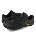 15時迄のご注文で即日発送可 MERRELL TRAIL GLOVE 7 W メレル トレイル グローブ 7 ウィメンズ レディース ローカット BLACK/BLACK ブラック j037336