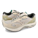 15時迄のご注文で即日発送可 MIZUNO WAVE RIDER B ミズノ ウエーブ ライダー B メンズ スニーカー ローカット GREY/GREIGE/KHAKI グレー d1ga235601