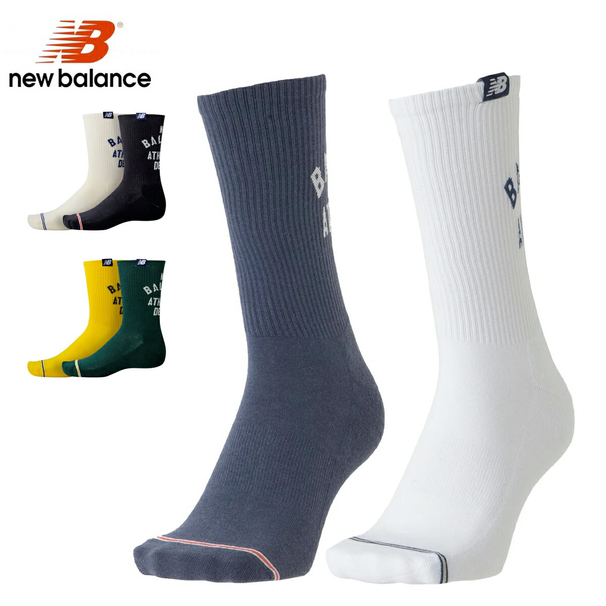 15̂ő NEW BALANCE MID CUFF 2P SOCKS j[oX ~bhJt2P\bNX Y fB[X C LAS42262