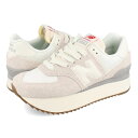 15時迄のご注文で即日発送可 NEW BALANCE 574 QD ニューバランス 574 QD レディース スニーカー ローカット LIGHT GRAY グレー WL574ZQD