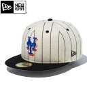 【プライスダウン】 NEW ERA 59FIFTY NEW YORK METS OATMEAL HEATHER ニューエラ 59FIFTY ニューヨーク・メッツ オートミール ヘザー メンズ レディース キャップ 帽子 BLACK ブラック 14109894(4)
