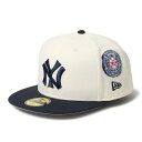 NEW ERA 59FIFTY MLB 2-TONE NEW YORK YANKEES COOPERSTOWN ニューエラ 59FIFTY MLB 2トーン ニューヨーク・ヤンキース クーパーズタウン メンズ レディース キャップ 帽子 WINE CORK/NAVY ベージュ 14668159