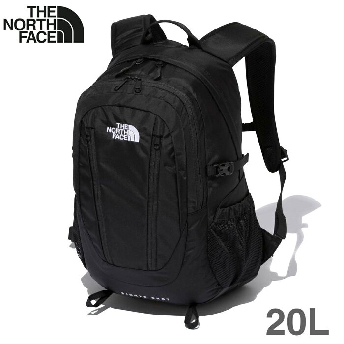 THE NORTH FACE SINGLE SHOT 20L BLACK ザ ノース フェイス シングルショット ブラック 黒 通勤 通学 出張 旅行 リュック カバン 鞄 バッグ バック NM72203