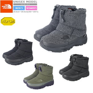 THE NORTH FACE NUPTSE BOOTIE WP VII SHORT ザ ノース フェイス ヌプシ ブーティ ウォータープルーフ VII ショート 秋冬 中わた 保温力 防水性 BLACK F.BLACK N.GREEN W.BLACK ブラック グリーン 4色展開 NF52273