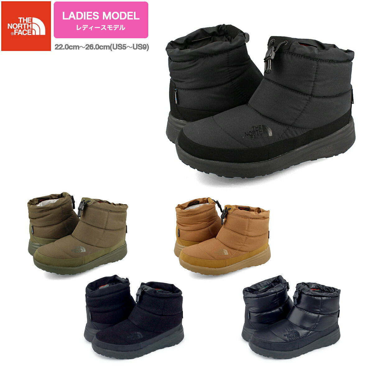 ڥץ饤 15Τʸ¨ȯ THE NORTH FACE W NUPTSE BOOTIE WP VIII SHORT  Ρ ե  ̥ץ ֡ƥ ץ롼 VIII 硼 ǥ ֡ ɿ BLACK GREEN BROWN ֥å ꡼֥饦 NFW52273