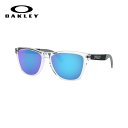 【お買い物マラソンSALE】 OAKLEY SUNGLASS FROGSKINS MIX オークリー サングラス フロッグスキン ミックス POLISHED CLEAR/PRIZM SAPPHIRE POLARIZED 【ASIAN FIT】