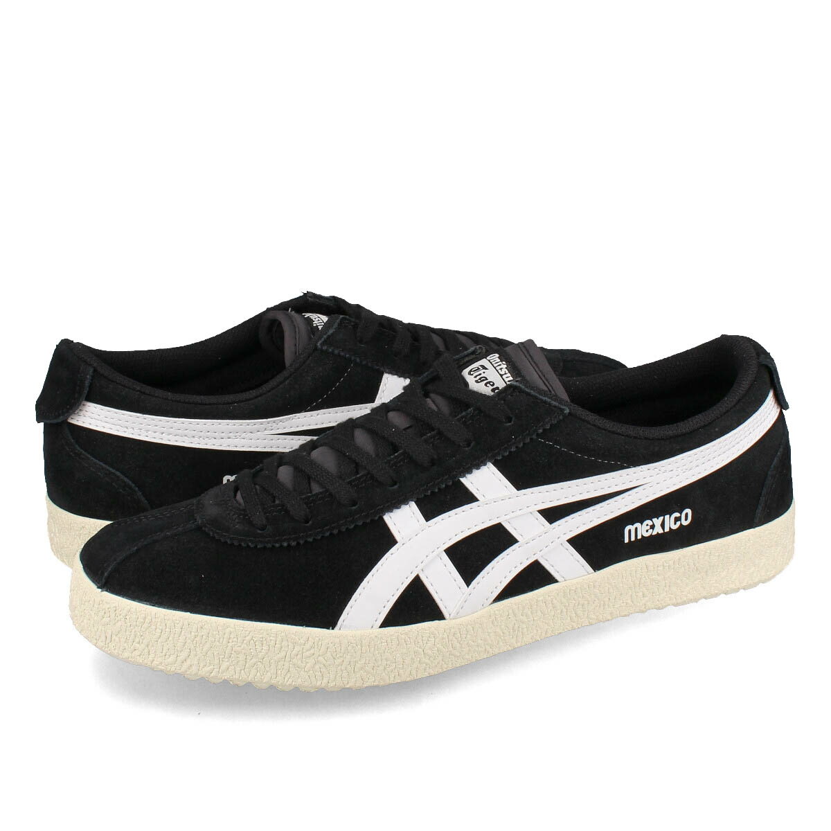 15Τʸ¨ȯ Onitsuka Tiger MEXICO DELEGATION ˥ĥ ᥭ ǥ쥲  ǥ ˡ å BLACK/WHITE ֥å 1183b954-001