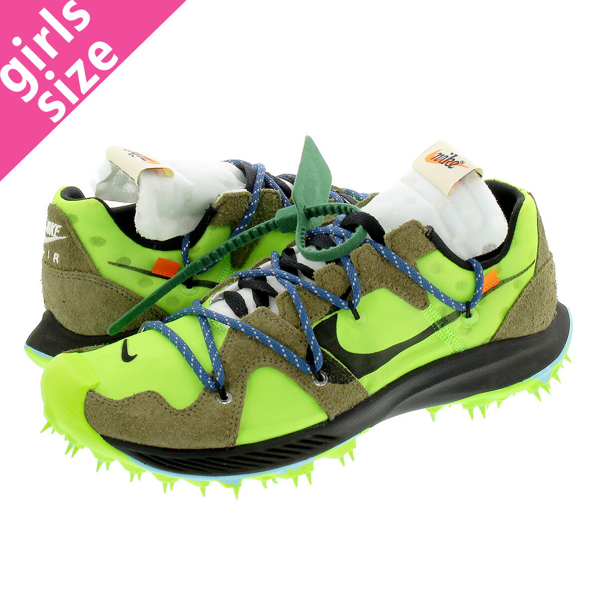 15Τʸ¨ȯ NIKE WMNS ZOOM TERRA KINGER 5 OFF-WHITE ʥ   ƥ  5 ELECTRIC GREEN/METALLIC SILVER/SAIL cd8179-300