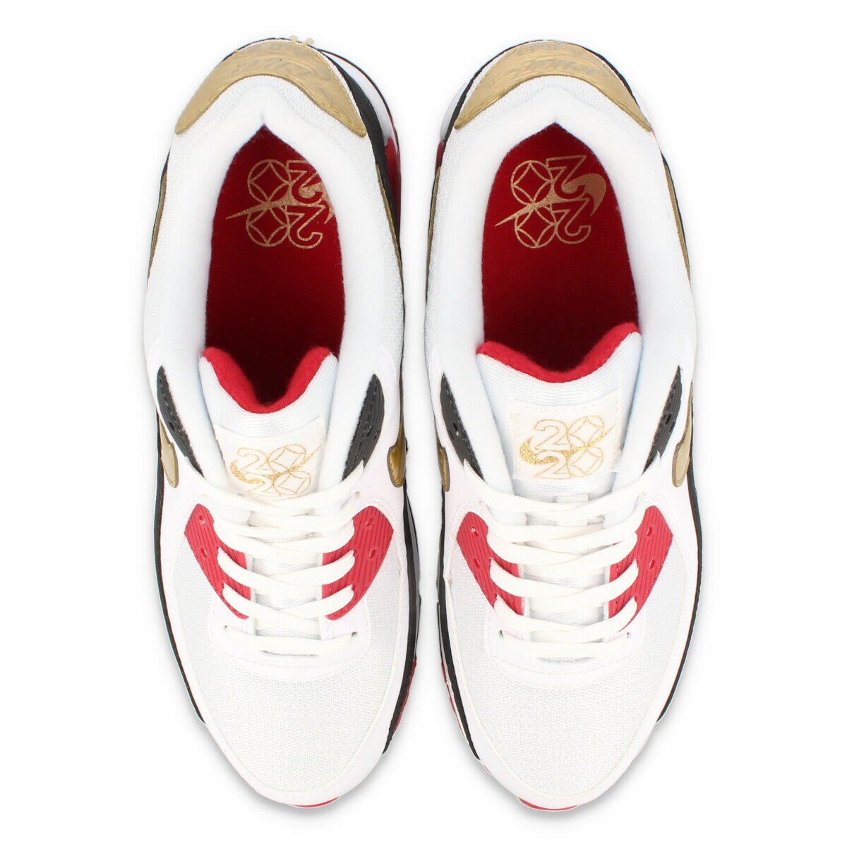 【ビッグ・スモールサイズ】 NIKE AIR MAX 90 【CHINESE NEW YEAR】 ナイキ エア マックス 90 WIHTE/METALLIC GOLD/BLACK cu3005-171