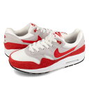 15時迄のご注文で即日発送可 NIKE AIR MAX 1 GS ナイキ エア マックス 1 GS レディース ローカット WHITE/UNIVERSITY RED/NEUTRAL GREY/BLACK ホワイト 555766-146