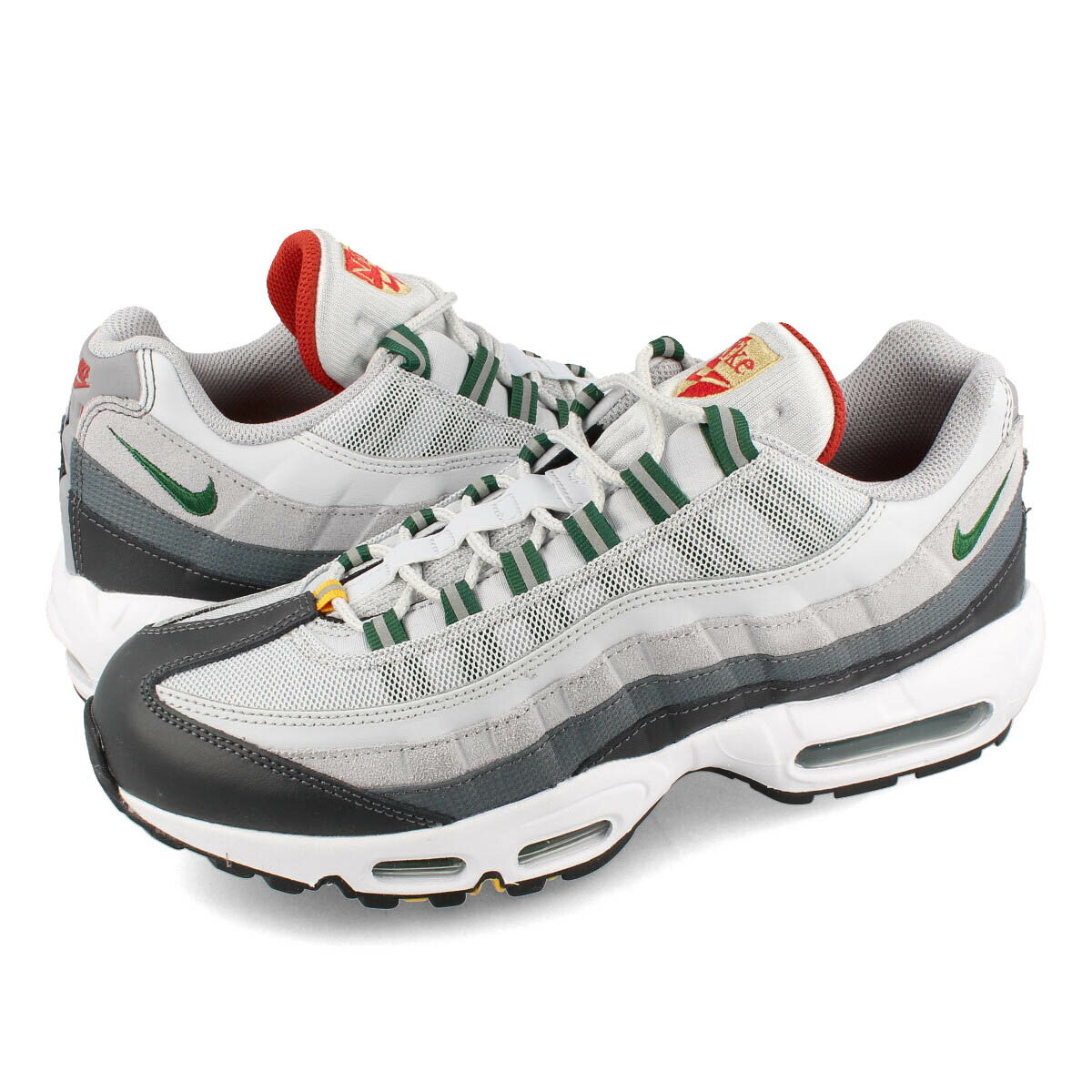 15時迄のご注文で即日発送可 NIKE AIR MAX 95 ナイキ エア マックス 95 メンズ ローカット プレップスクール PURE PLATINUM/GORGE GREE..