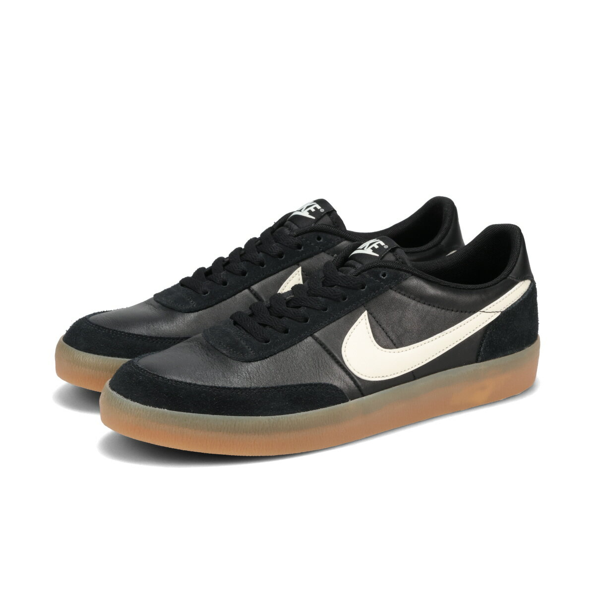 NIKE KILLSHOT 2 LEATHER ナイキ キルショット 2 レザー メンズ レディース スニーカー ローカット BLACK/SAIL/GUM YELLOW ブラック 432997-070