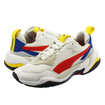 【PUMA大特価SALE】 PUMA THUNDER SPECTRA プーマ サンダー スペクトル WHITE/FLAME SCARLET/SURF THE WEB 367516-17