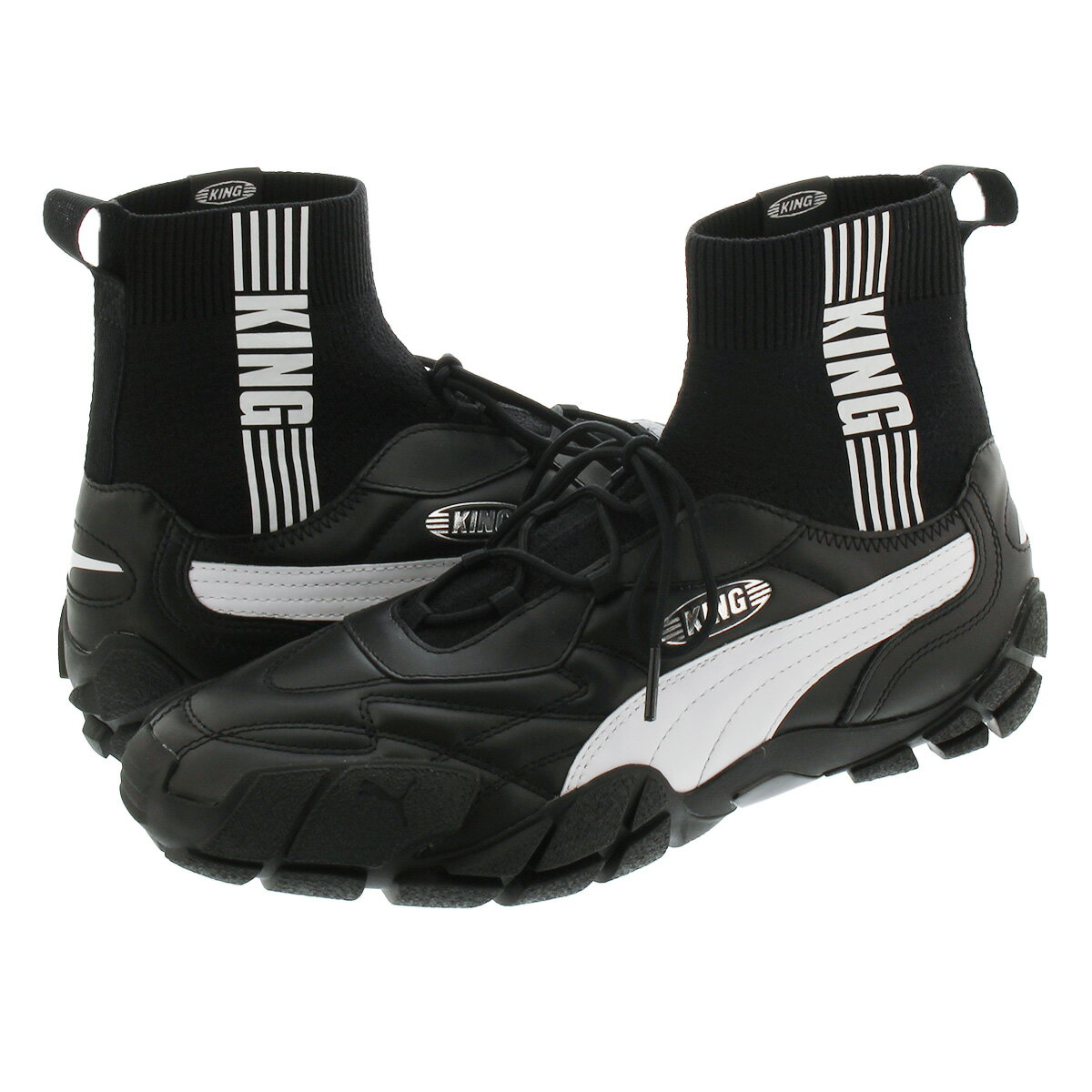 メンズ靴, スニーカー PUMA CENTAUR KING BLACKWHITE 374460-01