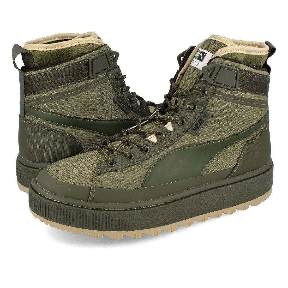 15時迄のご注文で即日発送可 PUMA SUEDE MID WTR プーマ スウェード ミッド WTR BURNT OLIVE/PALE KHAKI 380708-03