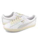  15時迄のご注文で即日発送可 PUMA CLYDE BASE プーマ クライド ベース メンズ レディース ローカット WHITE/FROSTED IVORY/TEAM GOLD ホワイト 390091-01