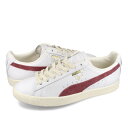 【プライスダウン】 15時迄のご注文で即日発送可 PUMA CLYDE BASE プーマ クライド ベース メンズ ローカット PUMA WHITE/WOOD VIOLET/PUMA ホワイト 390091-03