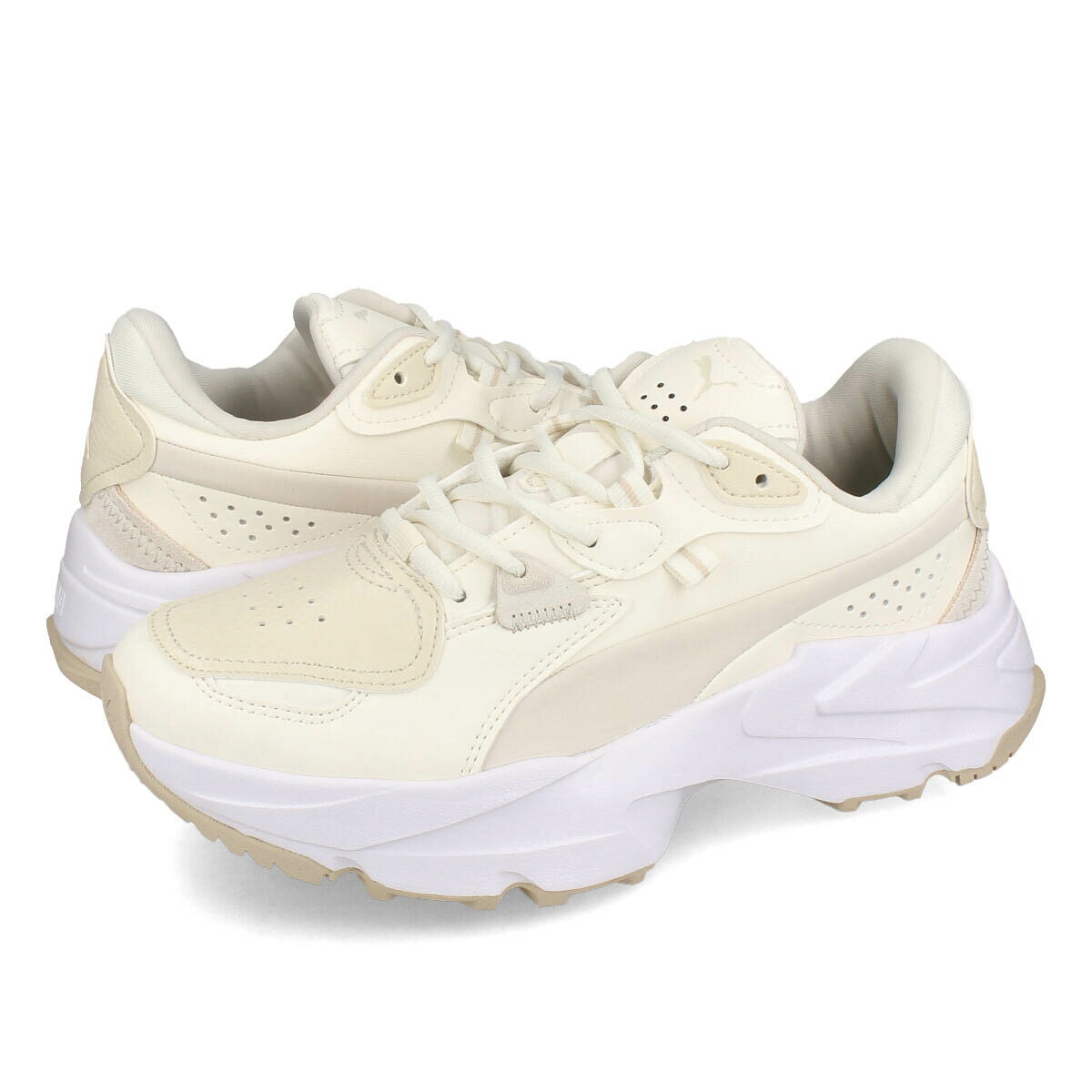 【プライスダウン】 15時迄のご注文で即日発送可 PUMA ORKID LUX WMNS プーマ オーキッド LUX ウィメンズ レディース スニーカー ローカット WARM WHITE/ALPINE SNOW ホワイト 394758-02