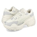 【プライスダウン】 PUMA PULSAR WEDGE WMNS SEQUIN プーマ パルサー ウェッジ シークイン レディース スニーカー ローカット WARM WHITE/GLACIAL GRAY ホワイト 400978-01(4)