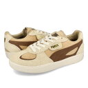 【プライスダウン】 PUMA PALERMO MODA × MONSTER HUNTER プーマ パレルモ モダ × モンスター ハンター メンズ スニーカー ローカット TOASTED ALMOND/CREAMY VANILL ブラウン 401818-01