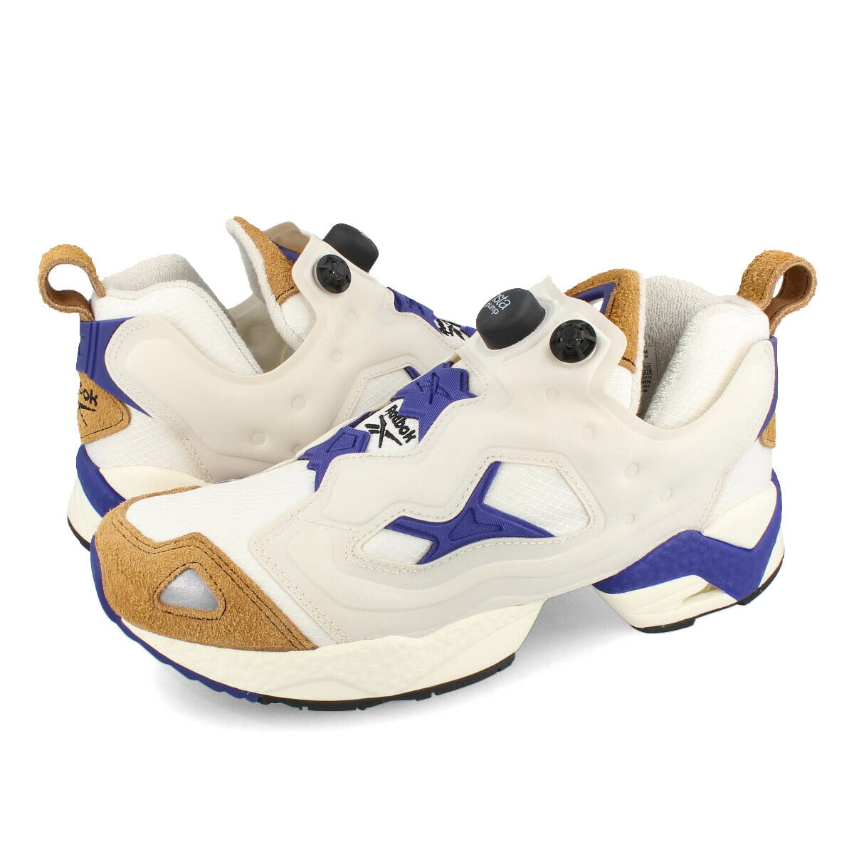 【プライスダウン】 15時迄のご注文で即日発送可 Reebok INSTAPUMP FURY 95 リーボック インスタ ポンプ フューリー 95 メンズ レディース CHALK/ALABASTER/BOLD PURPLE ベージュ gx9414