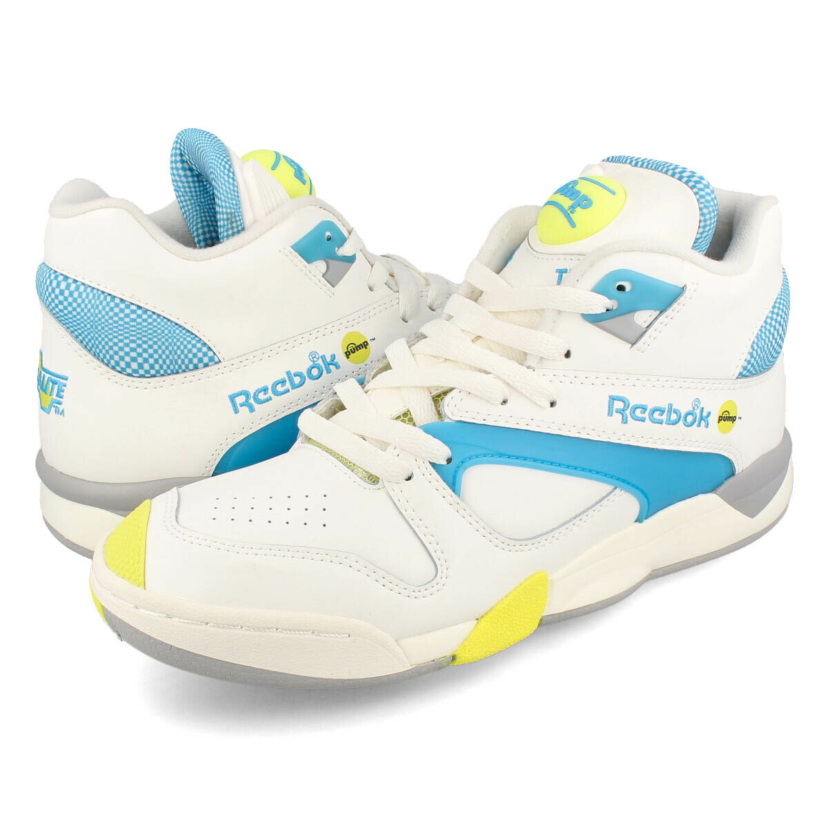 15時迄のご注文で即日発送可 Reebok COURT VICTORY PUMP リーボック コート ヴィクトリー ポンプ メンズ スニーカー ミッドカット CHALK ベージュ 100203275